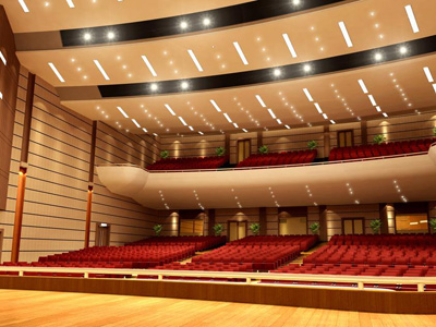 禮堂聲學處理前后