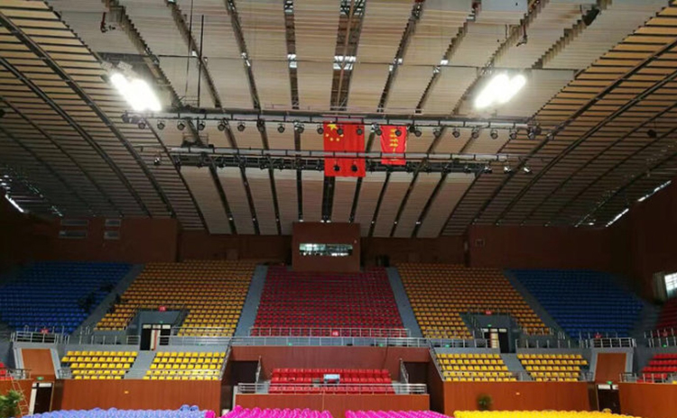 湘潭中學體育館吸音板工程